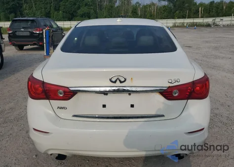 2014 Infiniti Q50 Base из США, поврежденный, VIN JN1BV7AR9EM696537